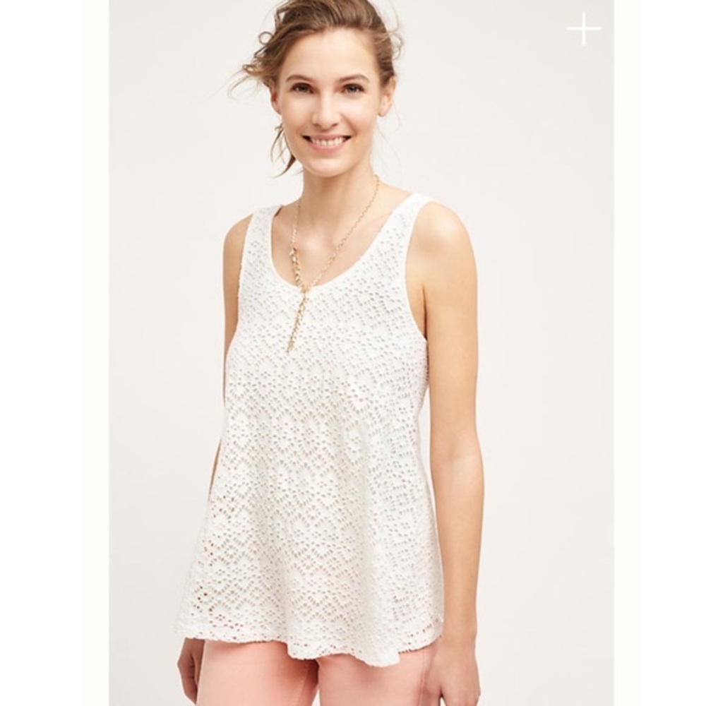 Anthropologie Deletta Germaine Swing Tank Sz XSP